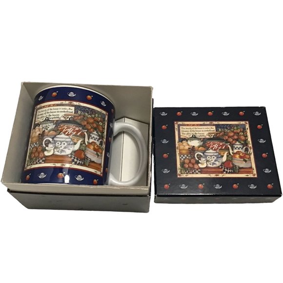 Lang & Wise Hospitality Susan Winget Collectible Mug w Original box Vintage 1997 - Picture 1 of 7